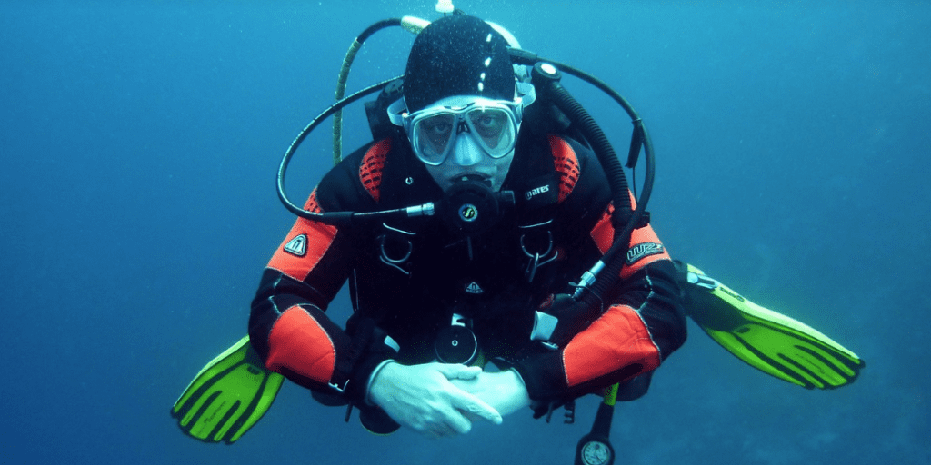 beginner scuba buoyancy